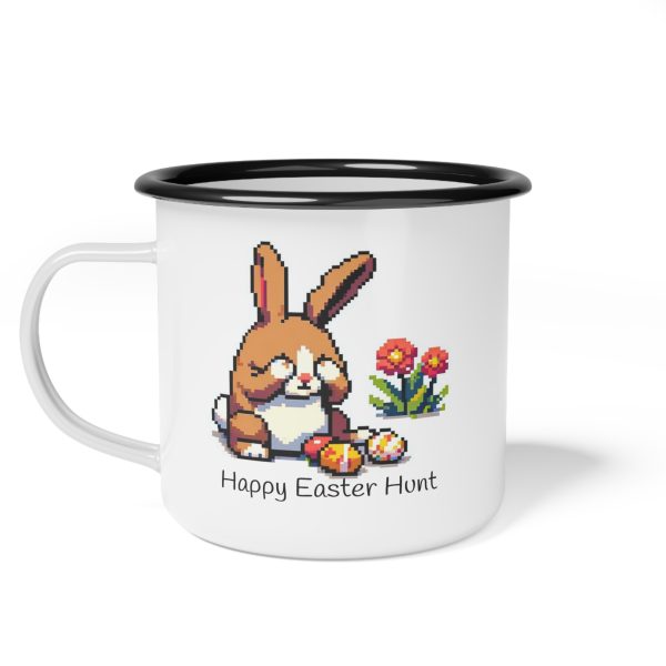 Personalised Easter Camp cup Set, Custom design, Kids Easter Cups, Easter Gift, Children's Enamel Mug, unbreakable cups, 2 per set