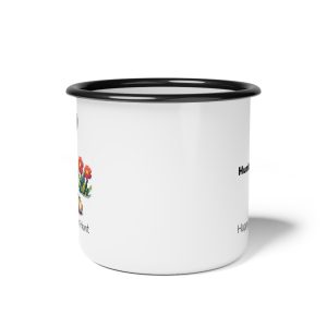 Personalised Easter Camp cup Set, Custom design, Kids Easter Cups, Easter Gift, Children's Enamel Mug, unbreakable cups, 2 per set - Imagen 2