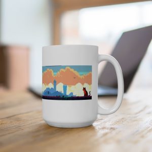 Ceramic Pixel Art Mug, have a nice day 15oz - Imagen 4