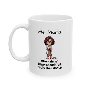 11oz Ceramic Pixel Art Mug. video game mug. Teacher gift. Im your teacher not your friend - Imagen 3