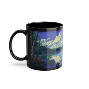 1990s Black Coffee Cup, 11oz - Imagen 3