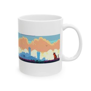 11oz Ceramic Pixel Art Mug. Retro 16bit video game mug. kids and aduals' Gift. for coffee, tea, hot chocolate, hot cocoa or pen and brush. - Imagen 4
