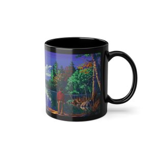 1990s Black Coffee Cup, 11oz - Imagen 4